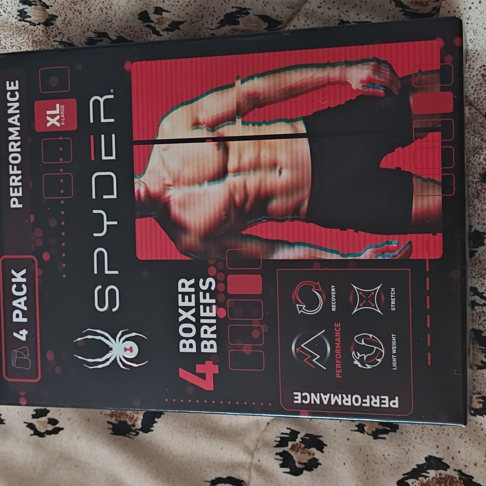Spyder 4 pack boxer briefs